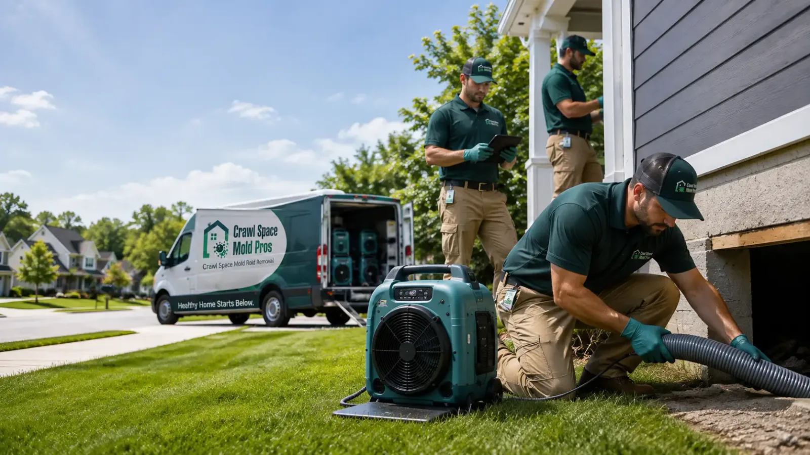 Crawl Space Mold Removal in Epping, ND
